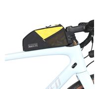 Rhinowalk Bolsa de tubo superior para bicicleta, bolsa de marco frontal impermeable de 1,2 L con bolsillos laterales de malla, perfecta para bicicleta de carretera MTB, ciclismo, viajes y aventuras al