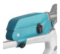 Rhinowalk Bolsa para cuadro de bicicleta con cierre magnético, resistente al agua, bolsa para tubos, bolsillo frontal, bolsa para manillar de bicicleta
