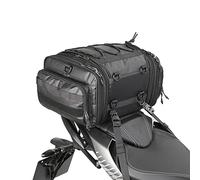 Rhinowalk Bolsa Trasera para Motocicleta Impermeable para Todo Tipo de Clima/Maletero/Bolsa de Equipaje con Correa Sissy Bar 19-26L Negro