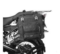 Rhinowalk Bolsas laterales impermeables para moto, con cierre rápido, 25 l, se adaptan a la mayoría de motos de aventura y deportivas (negro, 1 pack)