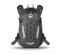 Rhinowalk Mochila para moto con soporte para casco, protección contra la lluvia, con bolsa de hidratación, orificio para moto, mochila para bicicleta, mochila deportiva, mochila para portátil para