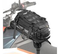 Rhinowalk Mochila para tanque de motocicleta, bolsa de agua separada, bolsa de lona con sistema Molle, se adapta a la mayoría de marcos de motocicleta de aventura y deporte