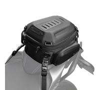 Rhinowalk Y4001T - Bolsa trasera para motocicleta, ampliable, 12 - 18 l, funda rígida para casco, impermeable, bolsa de viaje