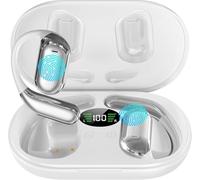 R'hllor Audífonos de traducción de IA en tiempo real, Audifonos Traductores Inglés Inglés Traductor inalámbrico con 144 idiomas, comodidad de oído abierto, Bluetooth de 2 vías