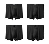 RHNTGD Calzoncillos tipo bóxer para hombre, talla grande, 4 unidades, ropa interior para hombres, talla grande, 10, 12, 6, 8XL, 6XL, 105 kg