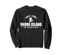 Rhode Island EST. 1790 The Ocean State EE. UU Sudadera