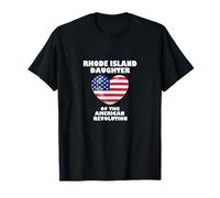 Rhode Island Hija American Revolution DAR USA Pride RI Camiseta