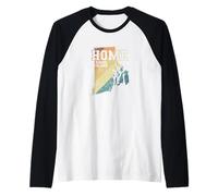 Rhode Island Home Estados Unidos América Camiseta Manga Raglan