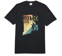 Rhode Island Home Estados Unidos América Comfort Colors Adult Heavyweight T-Shirt