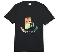Rhode Island Home State en los Estados Unidos Comfort Colors Adult Heavyweight T-Shirt