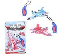 Rhode Island Novelty Avión de espuma Sling Shot de 6.5 pulgadas, una docena por pedido