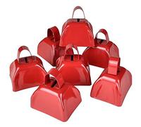 Rhode Island Novelty Cencerro, rojo, un color (RIN_NYCOWRE_1PK_4.5_12CS)