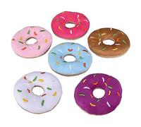 Rhode Island Novelty Donut de felpa de 4 pulgadas, 12 piezas de colores surtidos
