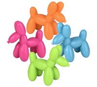 Rhode Island Novelty Globo de perro elástico y aplastante de 3.5 pulgadas (1 por pedido, el estilo puede variar)