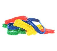 Rhode Island Novelty Pulsera de goma de bloque de 7.5 pulgadas, una docena por pedido