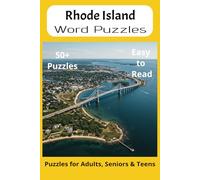 Rhode Island State Word Search Puzzle Book: Word Searches with Easy to Read Print about the state of Rhode Island, History, Cities, Geography, and ... Gift for Vacations, Holidays and Free Times