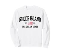 Rhode Island The Ocean State RI Pride Sudadera