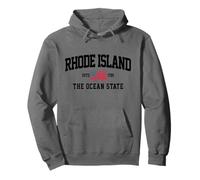 Rhode Island The Ocean State RI Pride Sudadera con Capucha