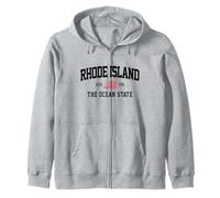 Rhode Island The Ocean State RI Pride Sudadera con Capucha