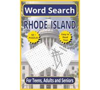Rhode Island Word Search: Explore the Ocean State - 6 x 9, 110-Pages | Easy-to-Read | 50+ Themed Puzzles for Teens, Adults & Seniors (United States word search puzzles)