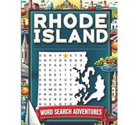Rhode Island Word Search Puzzle Book for Adults: Large Print Brain Games for Travel, Seniors & Relaxation: 100 Rhode Island-Themed Puzzles with Fun ... Fun (U.S. State Word Search Adventure Series)