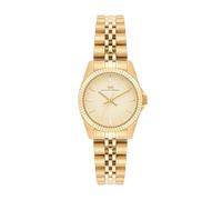 Rhodenwald & Söhne Reloj para Mujer análoga Mecanismo de Cuarzo con Correa de Acero Fino Amarillo 10010485