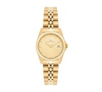 Rhodenwald & Söhne Reloj para Mujer análoga Mecanismo de Cuarzo con Correa de Acero Fino Amarillo 10010492