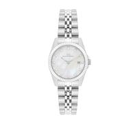 Rhodenwald & Söhne Reloj para Mujer análoga Mecanismo de Cuarzo con Correa de Acero Fino Plata 10010490
