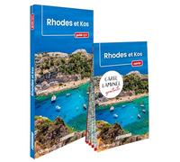 Rhodes et Kos (guide light): Avec 1 carte laminée 1/160 0000