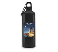 Rhodes Greece Island Travel Destination - Botella de agua, botella de viaje, botella de deporte al aire libre
