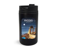 Rhodes Greece Island Travel Destination - Taza de viaje, vaso de viaje, taza de café aislada, taza portátil