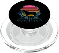 Rhodesian Ridgeback Dog Vintage 80s Vaporwave Aesthetic PopSockets PopGrip para MagSafe