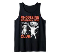 Rhodesian Ridgeback Mom Club Dog Mom Mamá Día de la Madre Lindo Camiseta sin Mangas