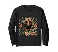 Rhodesian Ridgeback perro botánico naturaleza ilustración Manga Larga