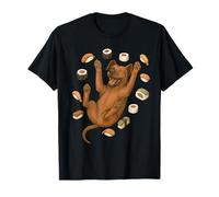 Rhodesian Ridgeback Sushi Retro Vintage Perro Amante Camiseta