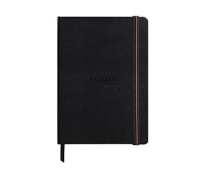 Rhodia 116174C Rhodia Touch Mixed Media Book, papel Paint'On extra blanco 250 g - A5 retrato, 40 páginas folleto cosido rígido