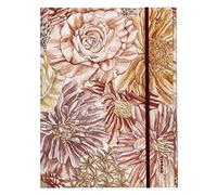 Rhodia 120026C ORANGE Botanique - chemise à élastiques 24x32 cm - couverture soft touch motif Bouquet