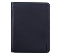 RHODIA 168100C - Carpeta portadocumentos Rhodiarama negro - para bloc de notas y cuadernos A5 o A5+ | Tamaño cerrado 19,5 x 25,5 cm - Funda para tablet - piel sintética