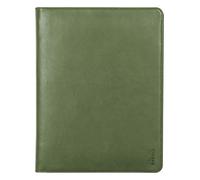 RHODIA 168102C - Carpeta portadocumentos Rhodiarama Sauge - para bloc de notas y cuadernos A5 o A5+ | Tamaño cerrado 19,5 x 25,5 cm - Funda para tablet - piel sintética