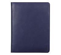 RHODIA 168104C - Carpeta portadocumentos Rhodiarama azul noche - para bloc de notas y cuadernos A5 o A5+ | Tamaño cerrado 19,5 x 25,5 cm - Funda para tablet - piel sintética