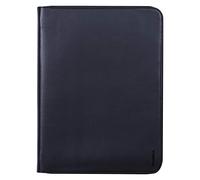 RHODIA 168116C - Carpeta portadocumentos Rhodiarama negro - para bloc de notas y cuadernos A4 o A4+ | Tamaño cerrado 25,5 x 34 cm - Funda para tablet - piel sintética