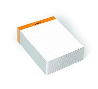 Rhodia 194046C - Bloc de notas N°13 Naranja - A6 11,5 x 16 cm - 5/5 (Cuadrados pequeños) - 240 Hojas 80g/m - Práctico y compacto - Colección Rhodiatime