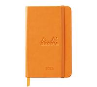 RHODIA 194101C Webplanner 2023 - Agenda semanal (A6, 10 x 15 cm, cuadrícula de agenda horizontal, 144 páginas 90 g/m, tapa dura, colección rodiatime