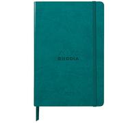RHODIA 194129C Webplanner 2023 pavo real A5 14,8 x 21 cm - Rejilla de agenda vertical - 160 páginas 90 g/m - Tapa dura - Colección Rhodiatime