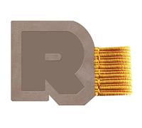 RHODIA 194190C - Portalápices Autoadhesivo Taupe - 3x4 cm - para Notebooks, Agendas, Laptops o Tablet Digital - Colección Rhodiarama