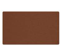 RHODIA 194265C - Tapete de escritorio de cobre suave - Tamaño M (80x40 cm) - Cuero sintético italiano - Costuras de sillín naranjas - Organización de oficina y almacenamiento de diseño
