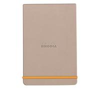 Rhodia 194353C - Cuaderno duro Webnotepad Anise - A6 - Rayado - 192 páginas separables - Papel Ivory 90 g/m - Marcapáginas, Cierre elástico - Cubierta de piel sintética - Rhodiarama