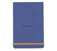 Rhodia 194362C - Cuaderno rígido Webnotepad Morado - A6 - Rayado - 192 Páginas Desmontables - Papel Marfil 90 g/m - Marcapáginas, Cierre Elástico - Cubierta de Piel Sintética