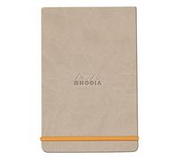 Rhodia 194380C - Libreta rígida Webnotepad Borgoña - A5 - Rayado - 192 Páginas Desmontables - Papel Marfil de 90g - Marcapáginas, Cierre Elástico - Cubierta de Piel Sintética