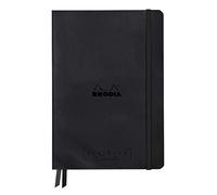 Clairefontaine ES RHODIA 194440C - Bullet Journal Goalbook Creation Black Cuaderno rígido - A5 15,5x21x2 cm - Dotted Dot - 160 páginas Maya Smooth Black Paper 120 g/m - 2 Ribbons